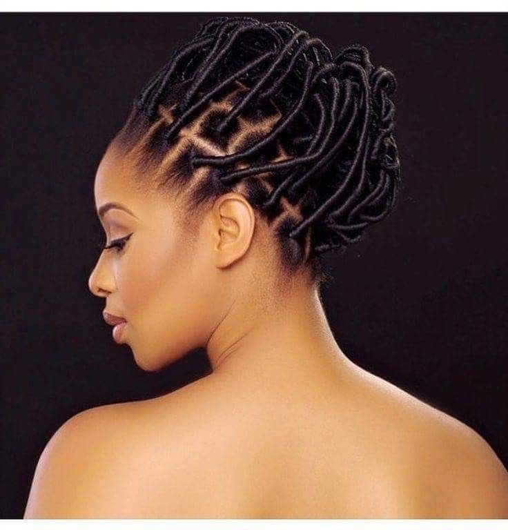 Chignon avec locks